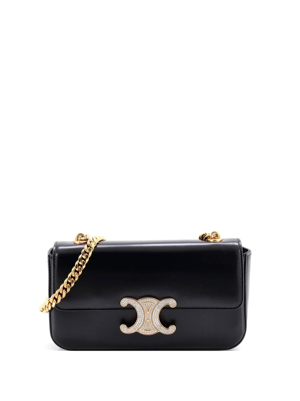 Celine Triomphe Chain Shoulder Bag #340581C24B